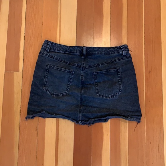 Black Jean Skirt - Picture 2 of 2